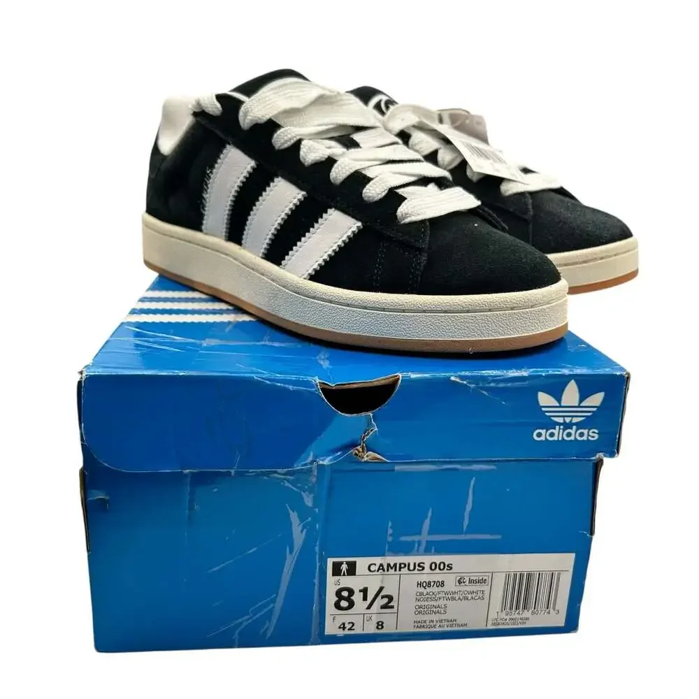 Adidas Men's Black Campus 00s Athletic Sneakers Shoes Size 8.5
